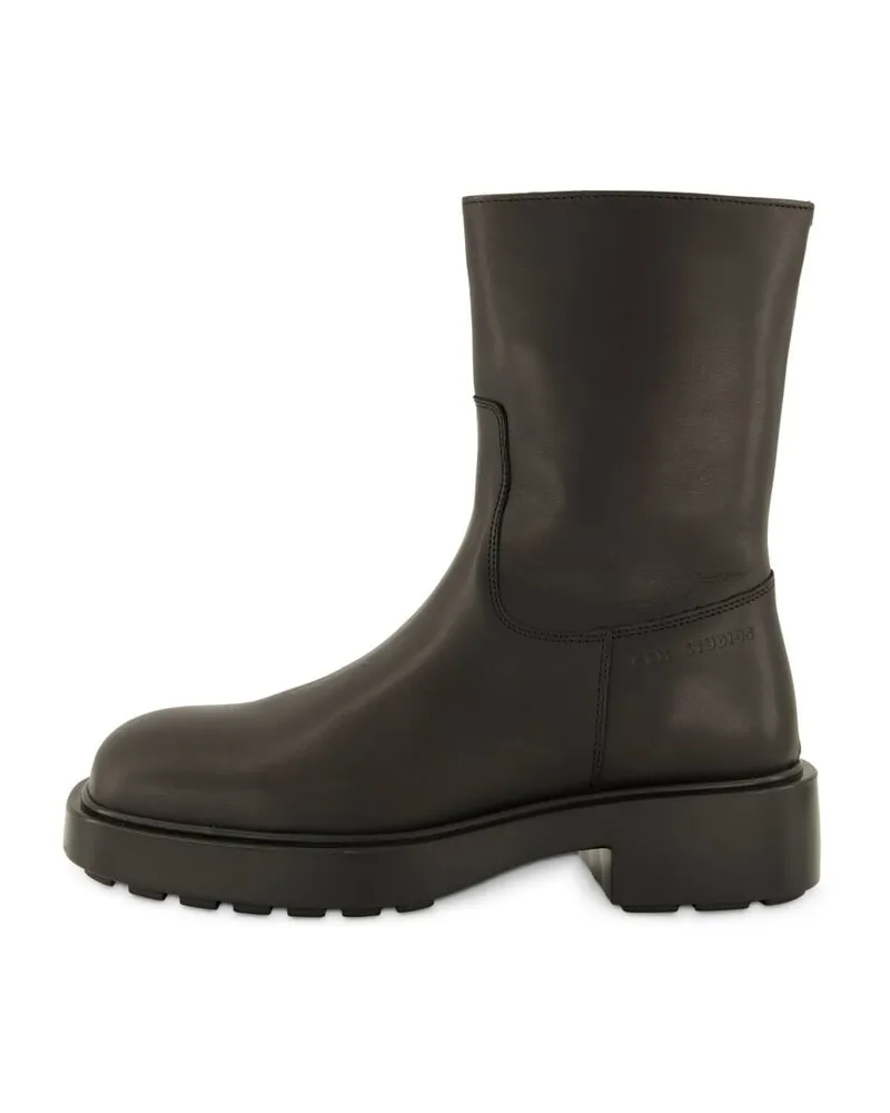 Copenhagen Damen Stiefeletten aus Leder Schwarz