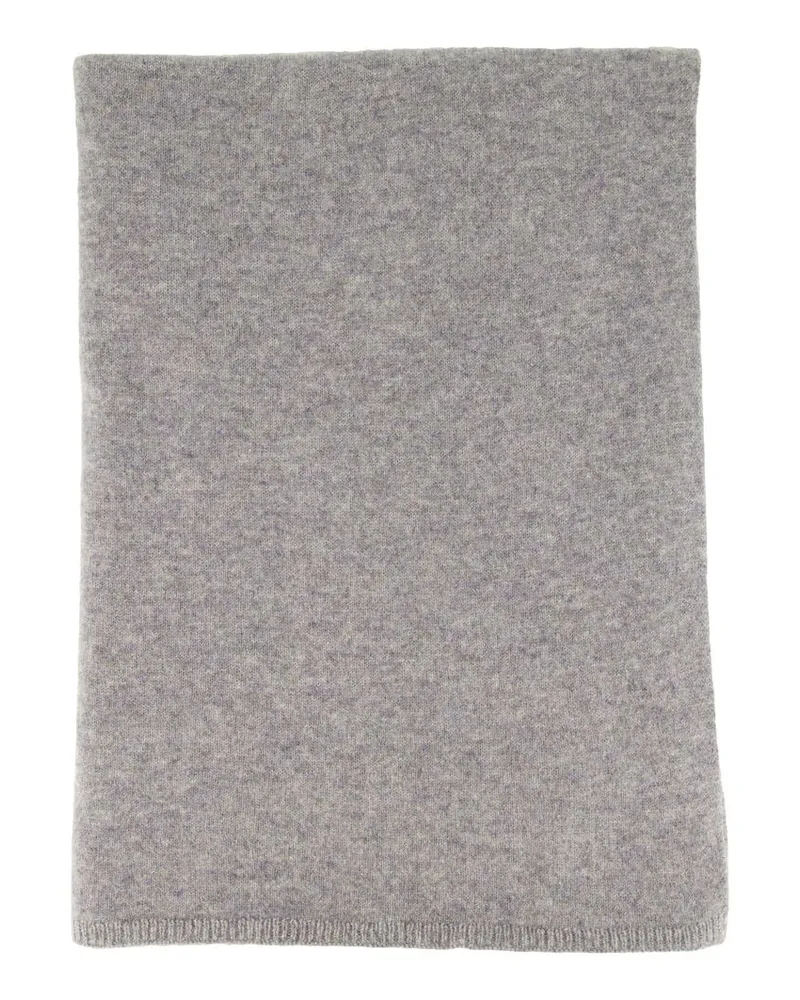 pure Damen Schal aus Kaschmir Grau-mel.