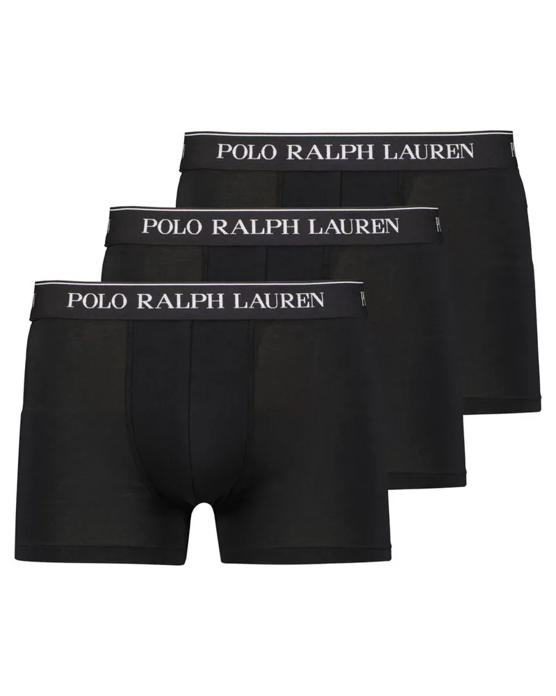 Ralph Lauren Herren Retropants STRETCH COTTON CLASSIC TRUNKS Schwarz