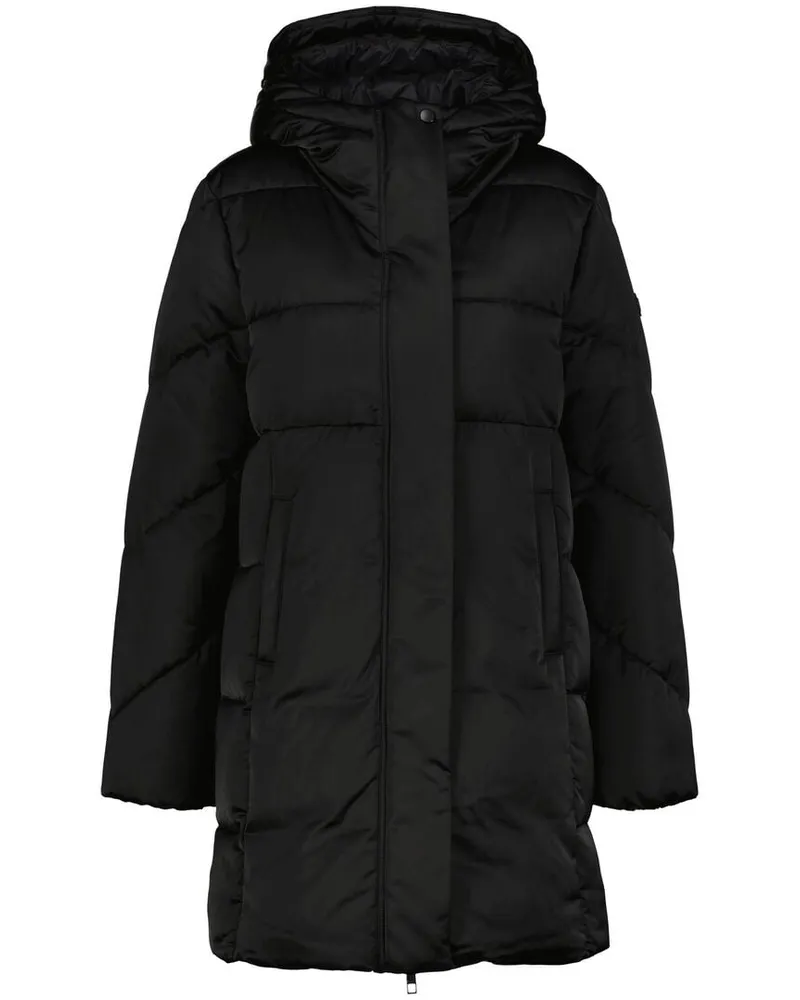 HUGO BOSS Damen Steppjacke mit Kapuze PETRANO Schwarz