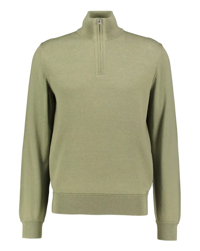 HUGO BOSS Herren Strickpullover aus Wolle H_ILLARIO Grün