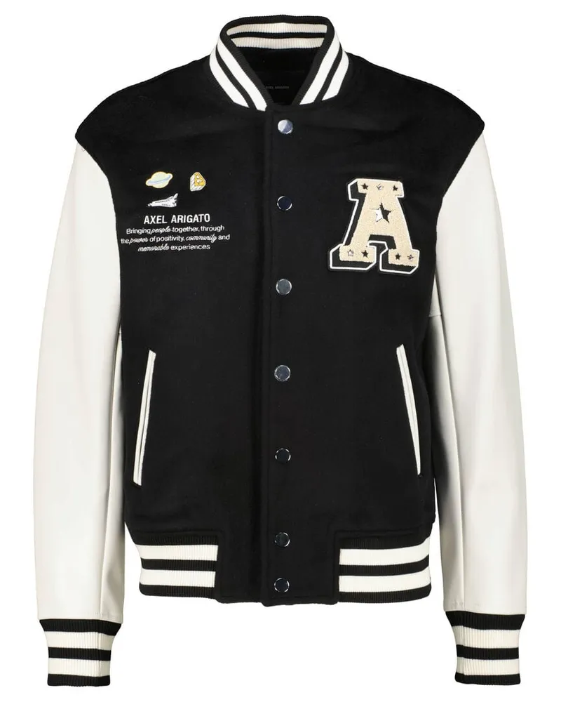 Axel Arigato Herren Collejacke ARIGATO SPACE ACADEMY VARSITY JACKET Schwarz