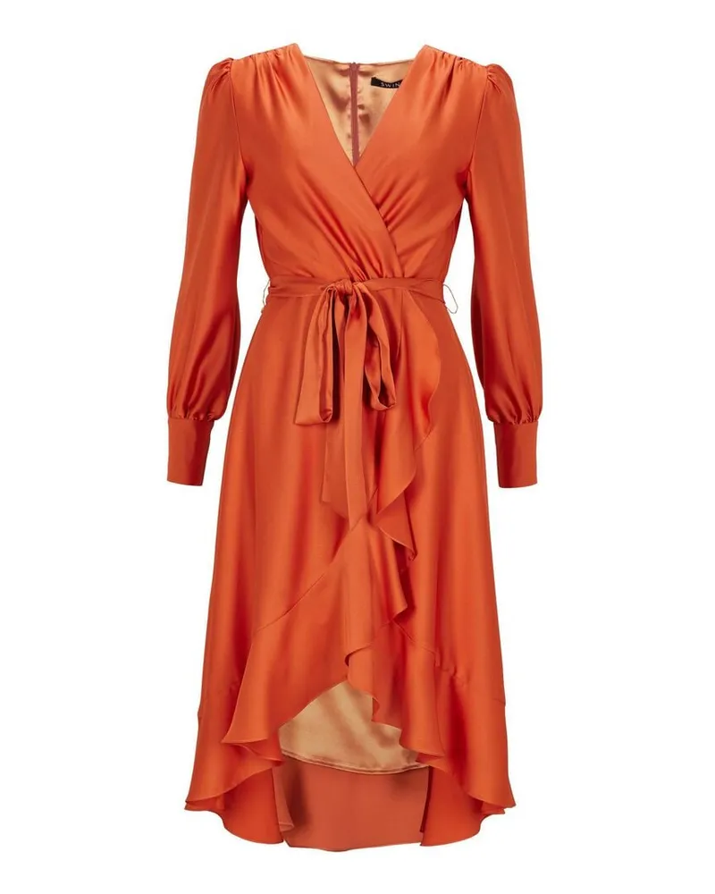 Swing Damen Cocktailkleid Orange