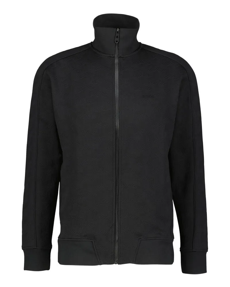 HUGO BOSS Herren Sweatjacke SW_MIRROR FZ Schwarz