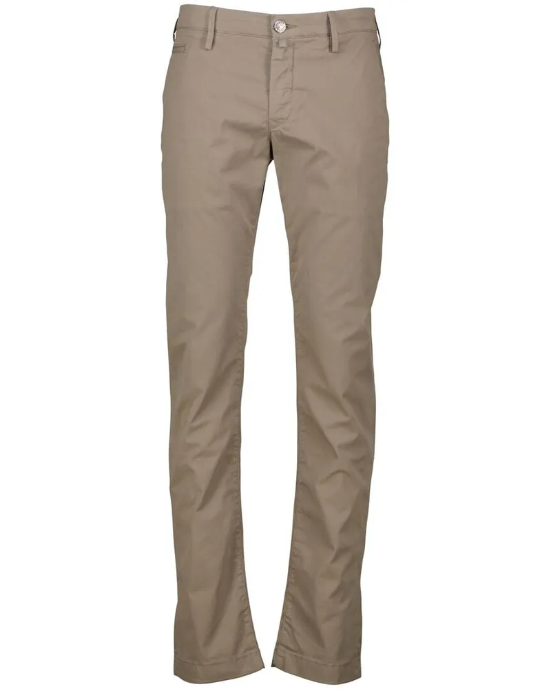 Jacob Cohën Herren Chinohose BOBBY Slim Fit Taupe