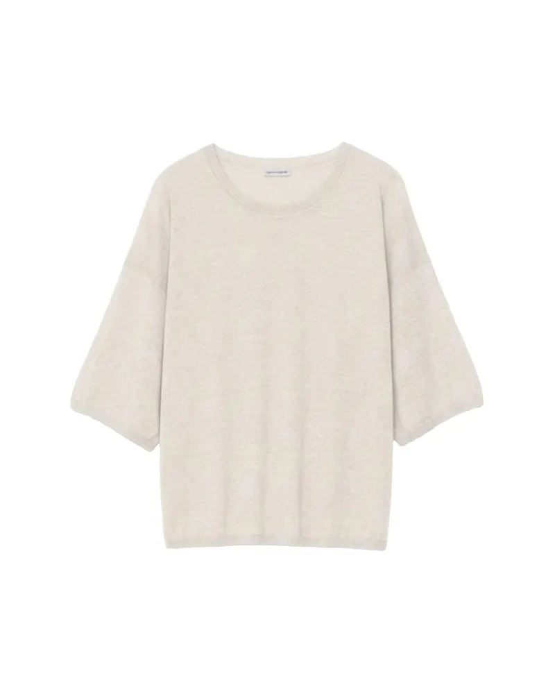 Iris von Arnim Damen Strickshirt EMINA Offwhite