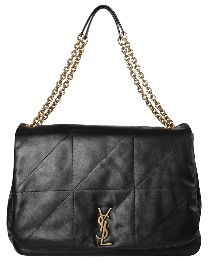 Saint Laurent Damen Schultertasche aus Lammleder JAMIE 4.3 Schwarz