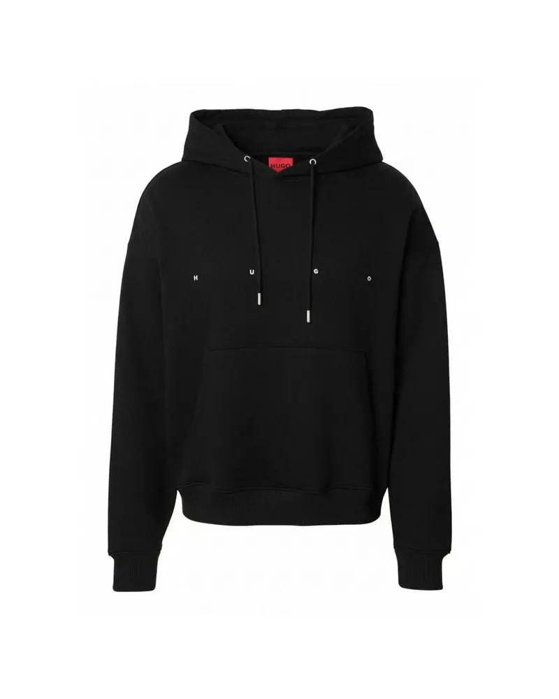 HUGO BOSS Herren Hoodie DOLAND Schwarz