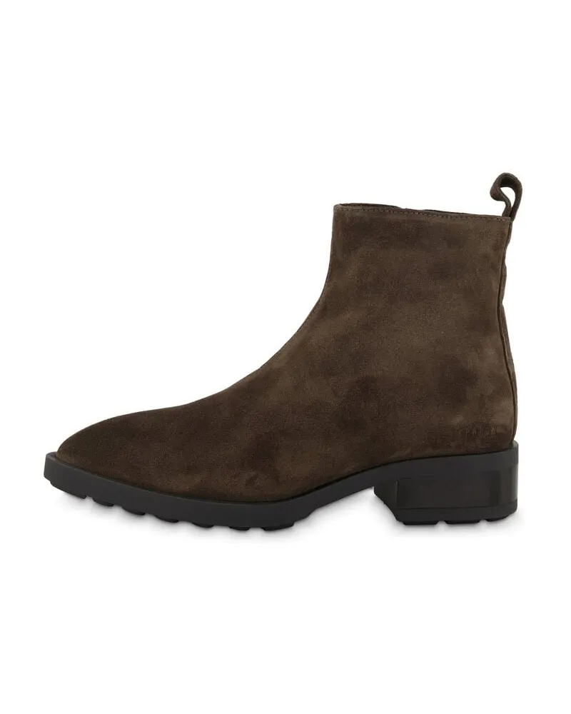 Copenhagen Damen Chelsea Boots aus Leder Anthrazit
