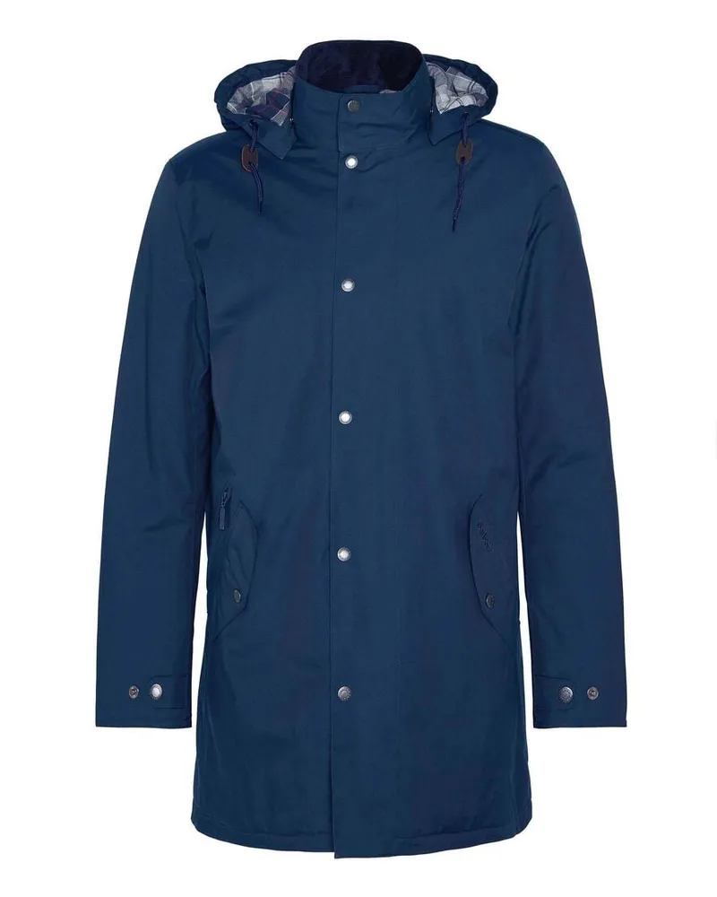 Barbour Herren Jacke wasserabweisend CHELSEA MAC Marine