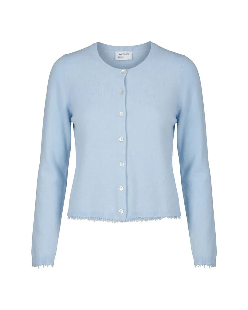 S. Marlon Damen Kaschmirstrickjacke Sky