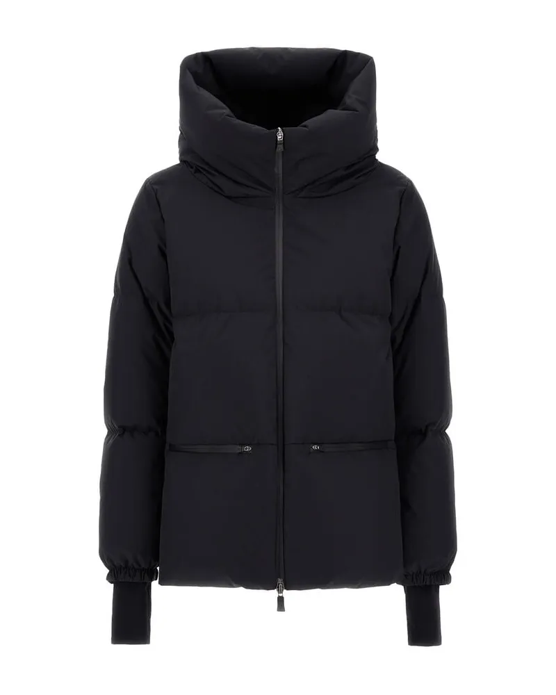 Herno Damen Daunenjacke mit Kapuze Schwarz