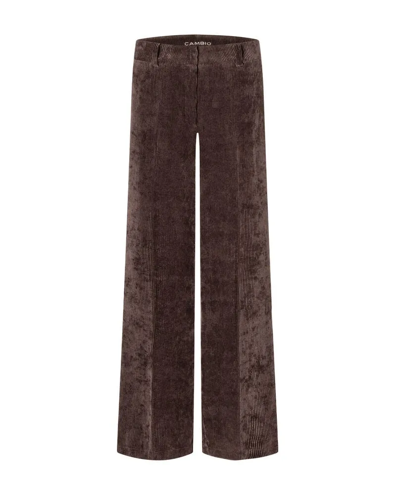 Cambio Damen Cordhose AMELIE Braun
