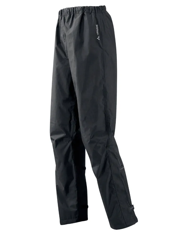Vaude Herren Fahrrad-Regenhose "Fluid Pants II Schwarz