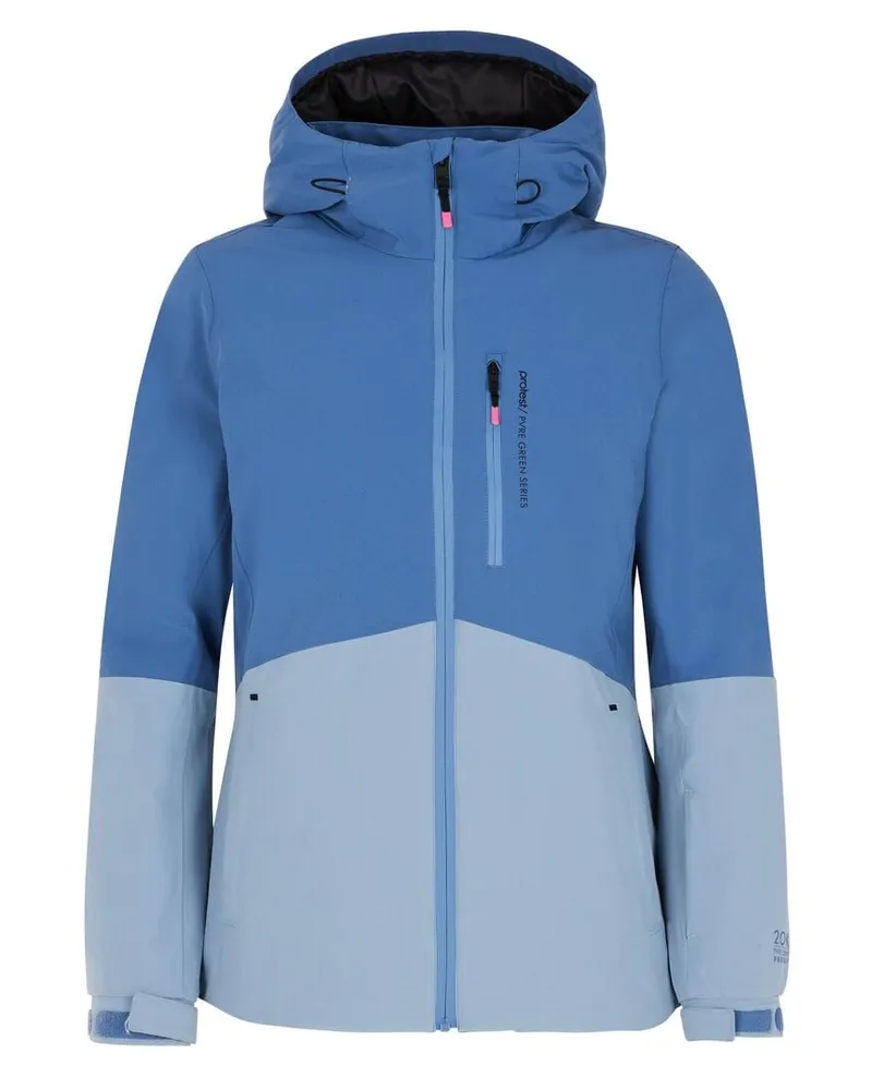 Protest Damen Skijacke PRTDISK Slim Fit Blau