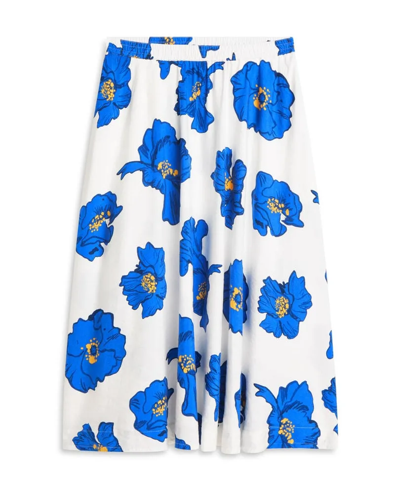 Tommy Hilfiger Damen Rock aus Leinenmix Marine