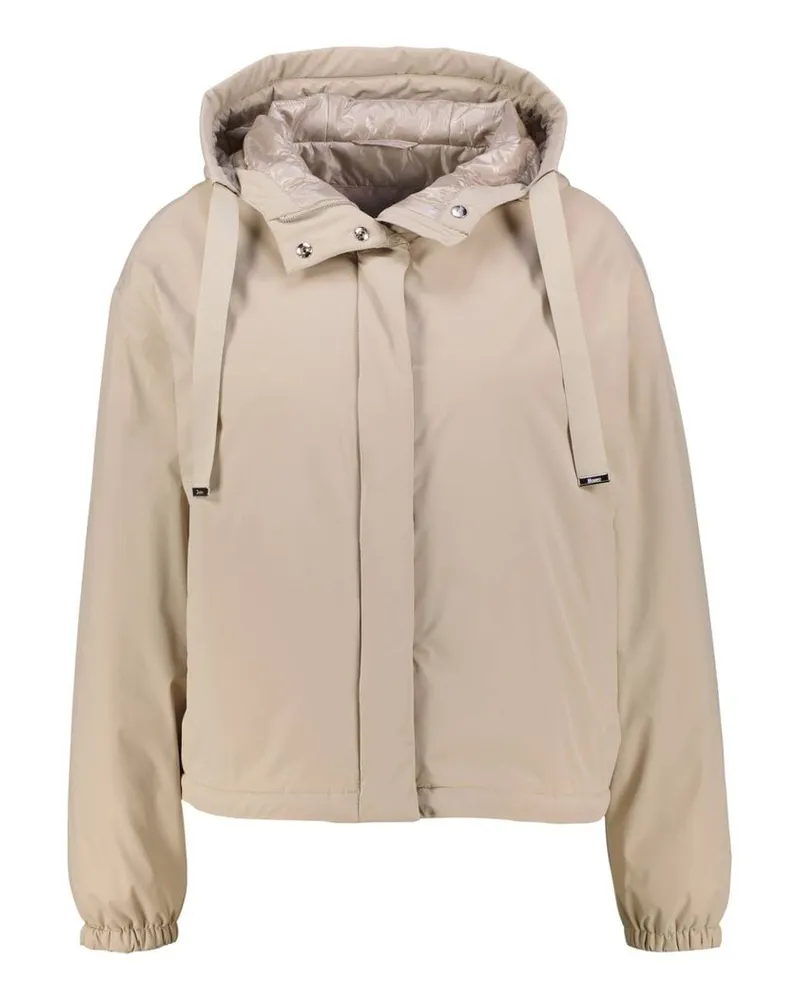Herno Damen Kapuzenjacke wasserabweisend TRAVEL NYLON Sand