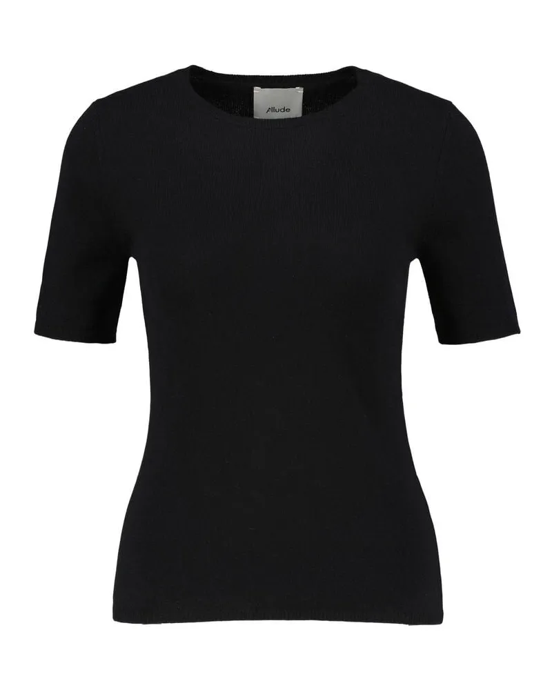 ALLUDE Damen Kaschmirpullover Schwarz