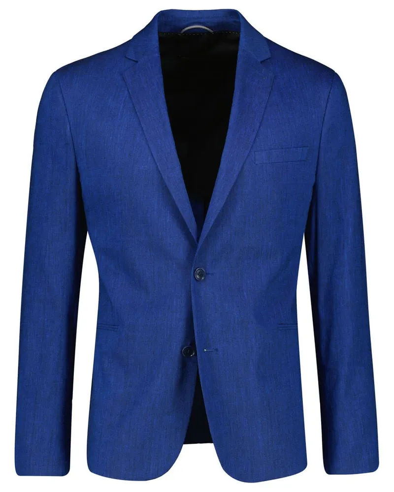 Drykorn Herren Sakko HURLEY Slim Fit Blau