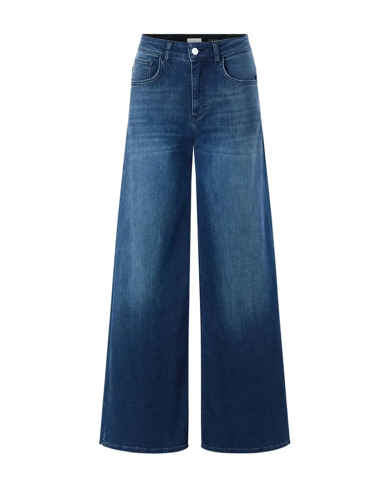 Rich&Royal Damen Jeans Wide Leg Stoned