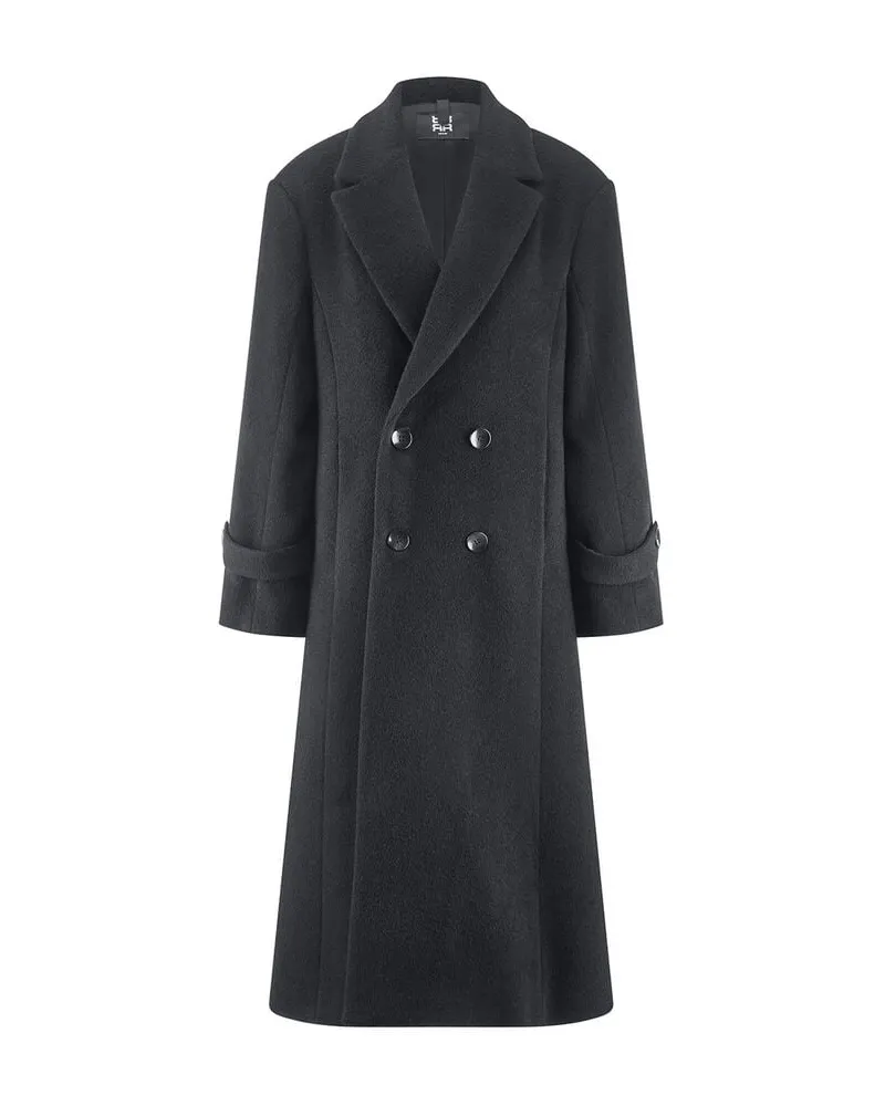 Riani Damen Mantel mit Alpaka Schwarz