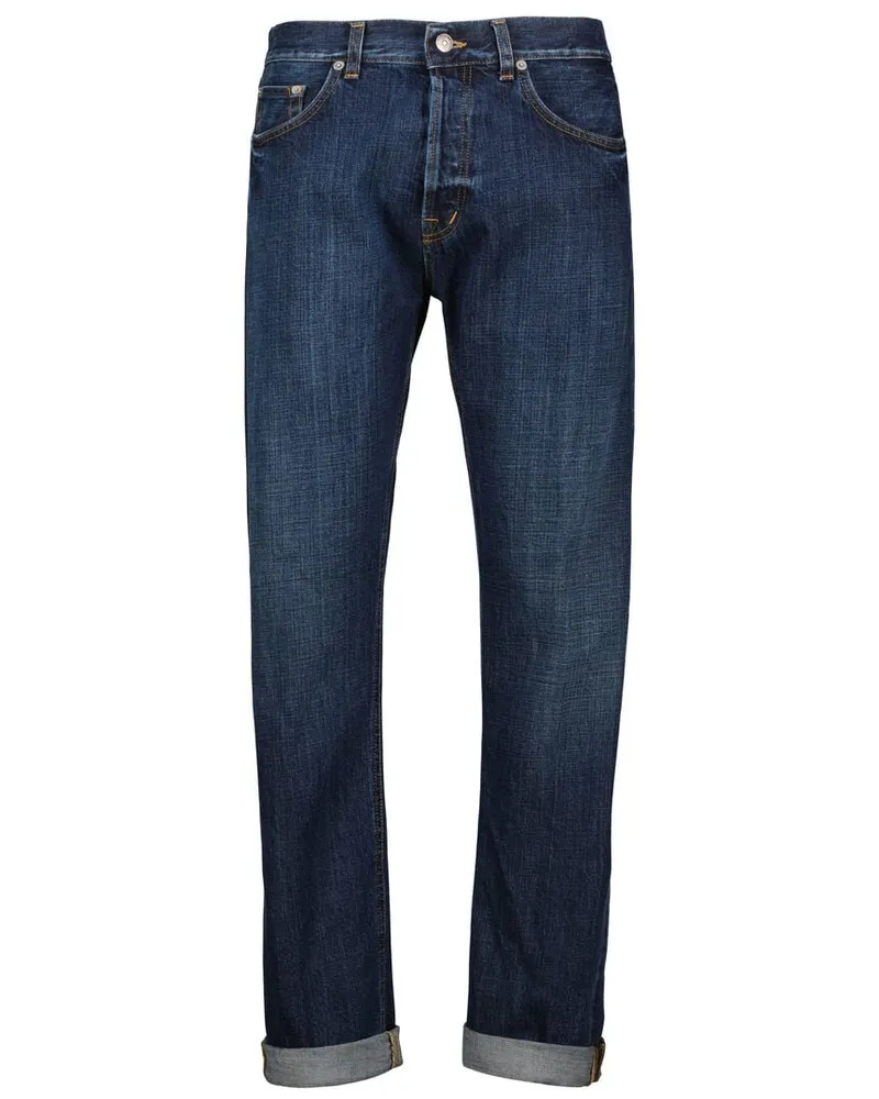 Dondup Herren Jeans aus Baumwolle BRAY DENIM PANT Regular Fit Blueblack