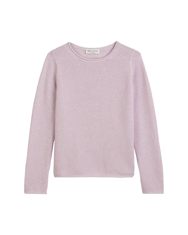 Marc O'Polo Damen Strickpullover aus Bio-Baumwolle DFC Regular Fit Lila