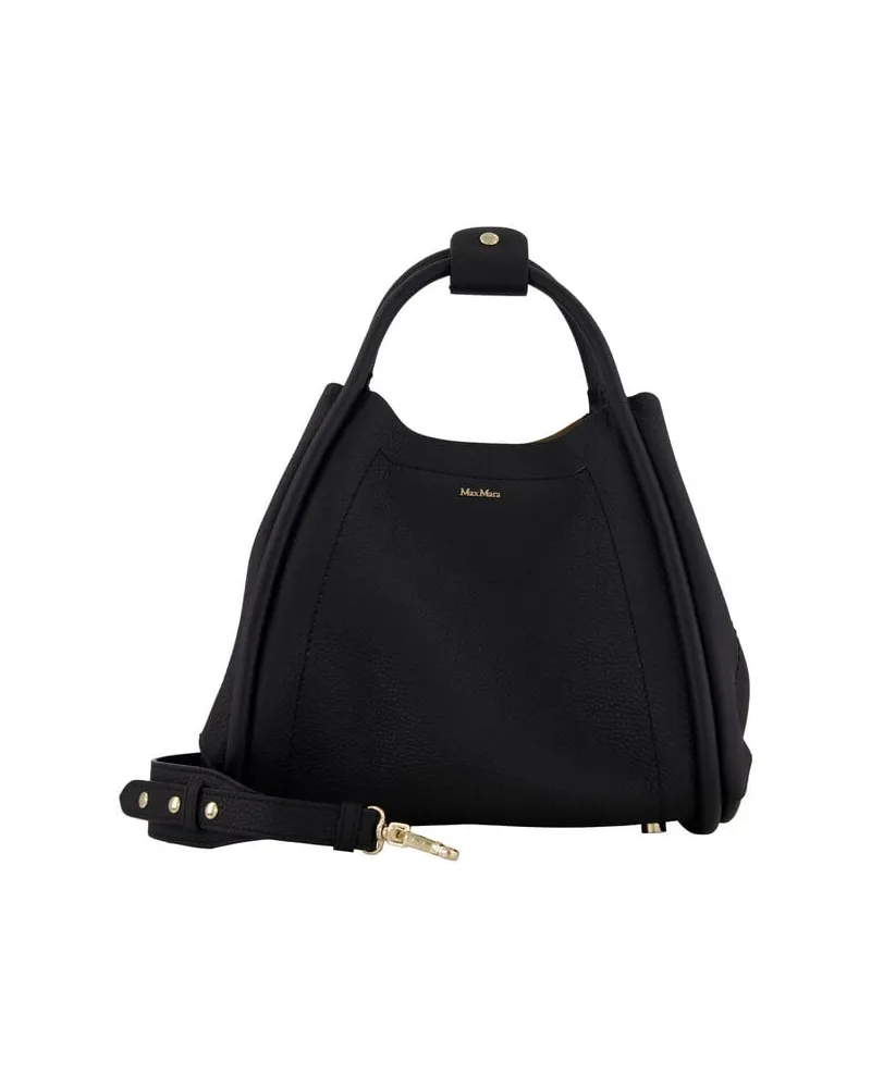 Max Mara Damen Handtasche MARINE Medium Schwarz