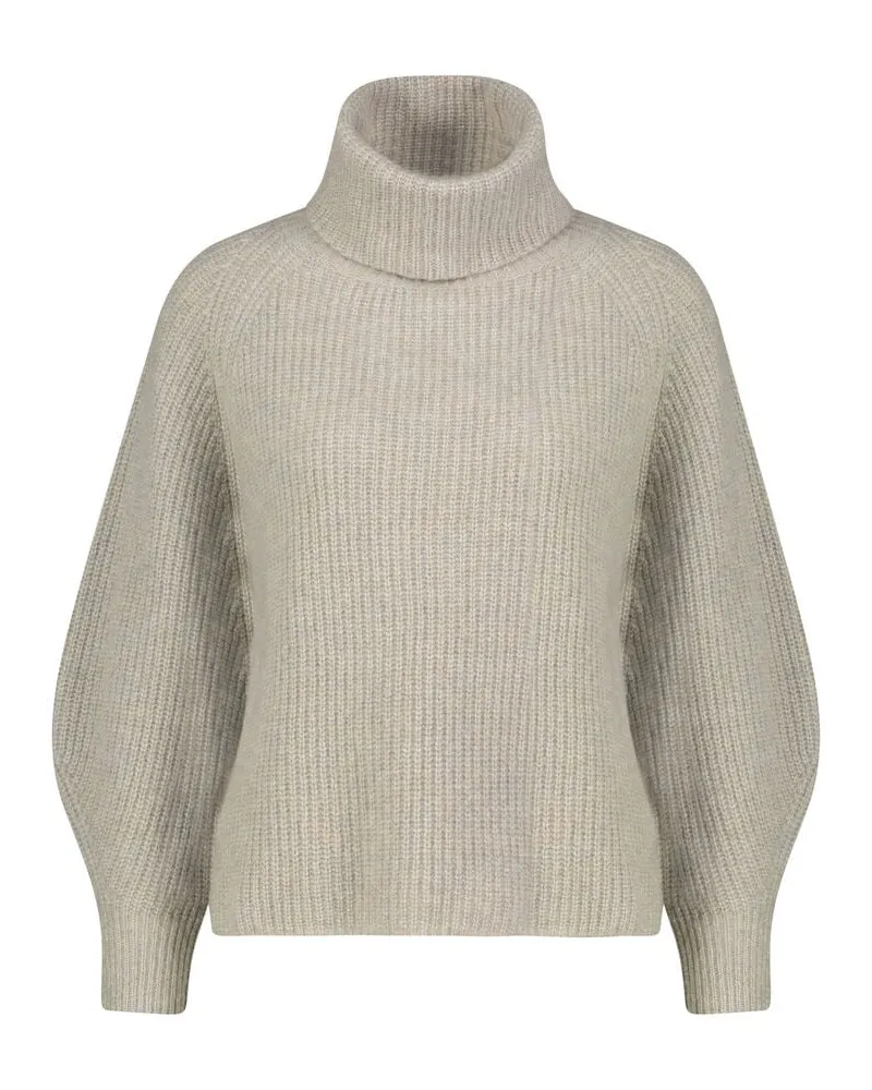 hemisphere Damen Strickpullover aus Kaschmir und Seide Grau