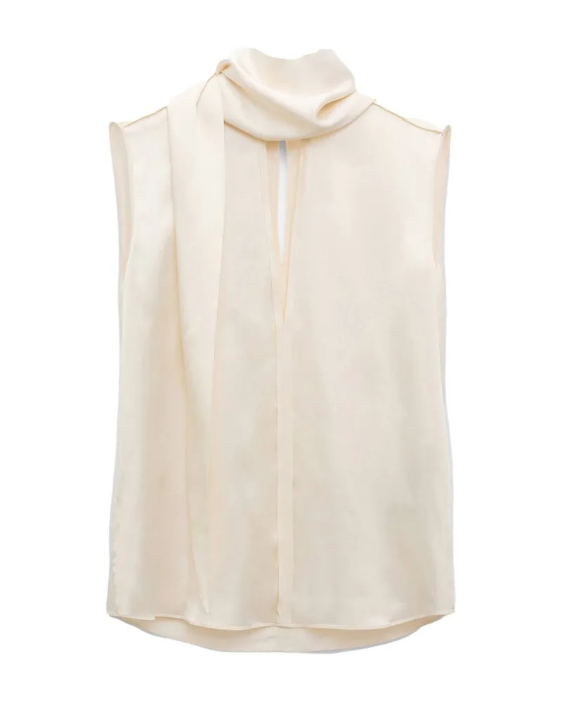 Dorothee Schumacher Damen Seidenbluse SENSE OF SHINE BLOUSE Offwhite