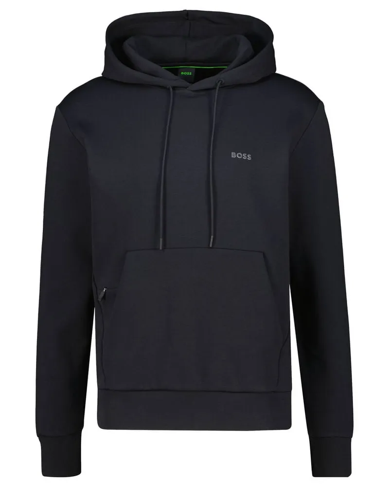 HUGO BOSS Herren Hoodie SOODY Regular Fit Schwarz