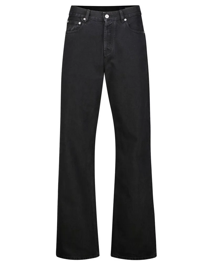 Jacquemus Herren Jeans LE DE-NIMES DROIT Schwarz