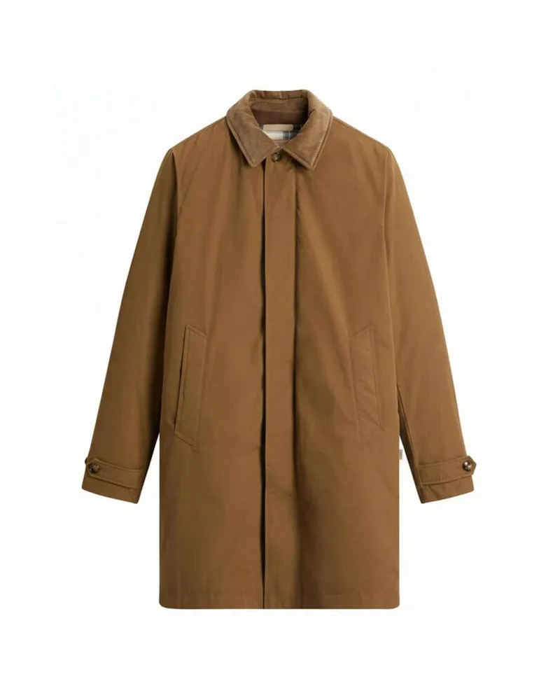Woolrich Herren 2-in-1 Mantel aus Mountain Cloth Camel