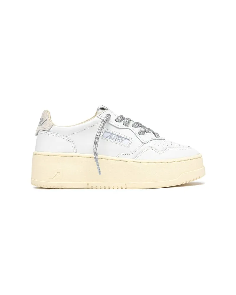 AUTRY Damen Sneaker MEDALIST LOW PLATFORM Weiss