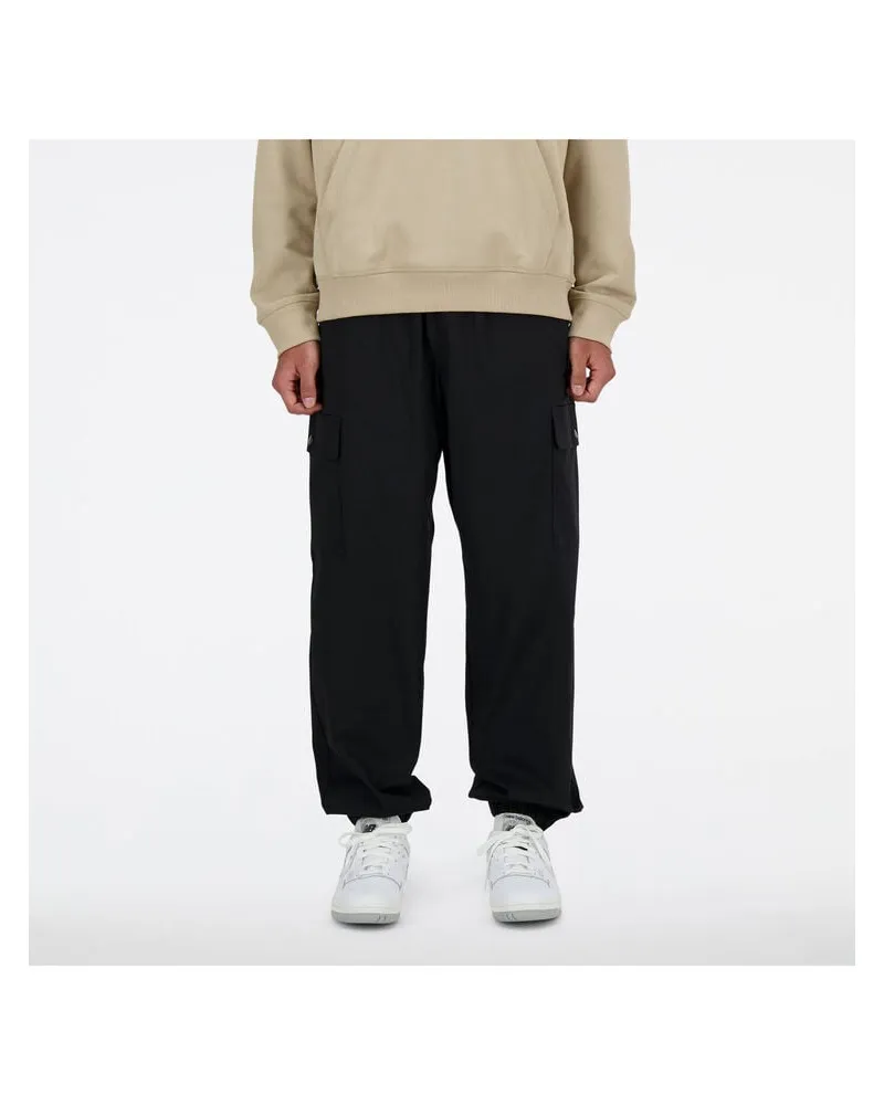 New Balance Herren Jogginghose TWILL CARGO JOGGER Schwarz
