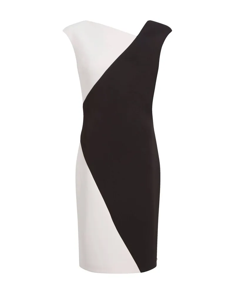 Calvin Klein Damen Kleid Slim Fit Schwarz