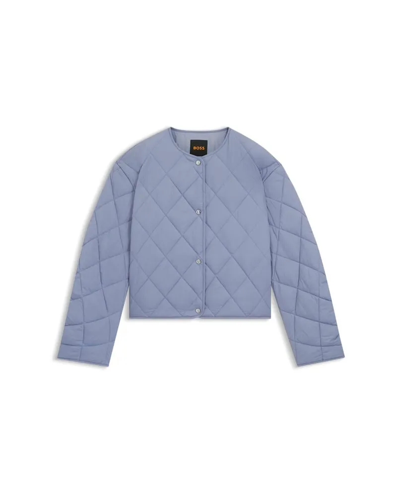 HUGO BOSS Damen Jacke C_PARESSA Blau