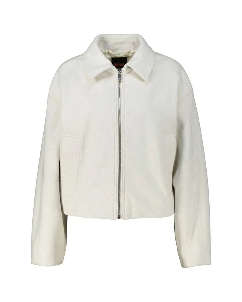 HUGO BOSS Damen Jacke  C_CARIANA Weiß