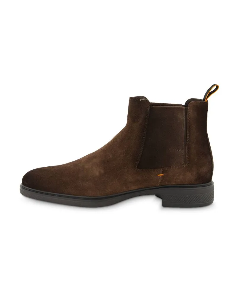 Santoni Herren Chelsea Booties Braun