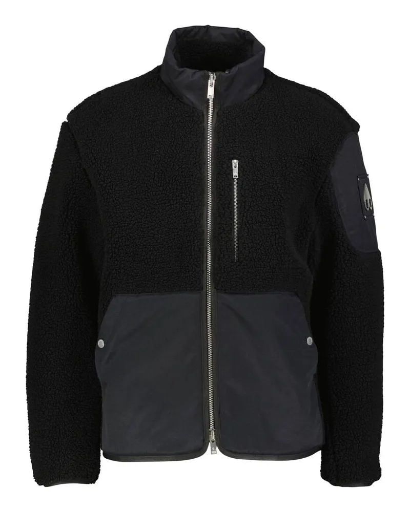 Moose Knuckles Herren Fleecejacke SAGLEK Schwarz