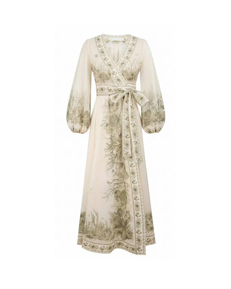 Zimmermann Damen Kleid WANDERLUST Khaki