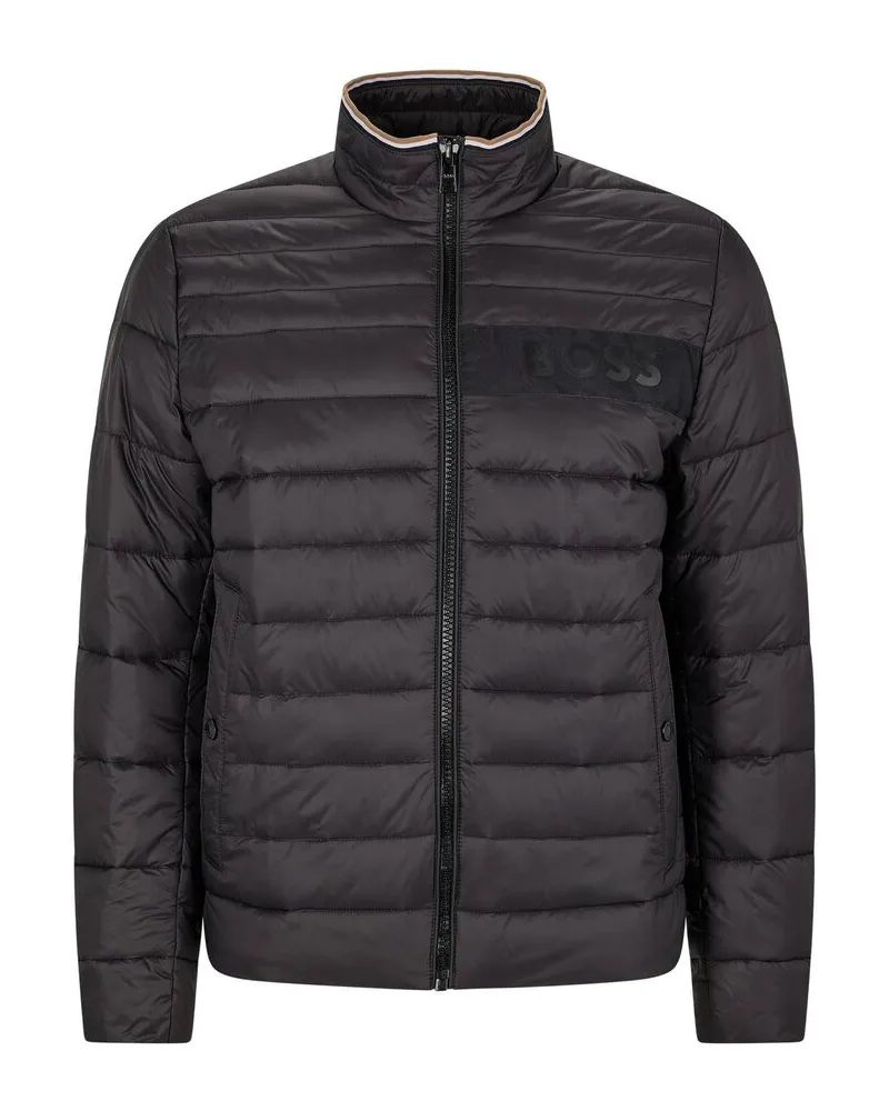 HUGO BOSS Herren Steppjacke DAROLUS Schwarz