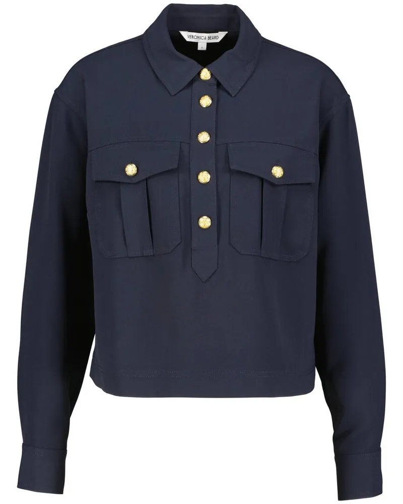 Veronica Beard Damen Bluse COLVIN Marine