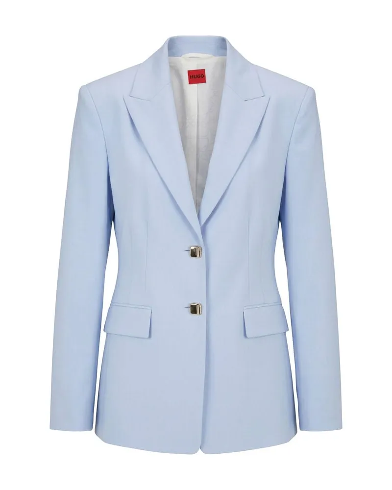 HUGO BOSS Damen Blazer ASMALLA Blau