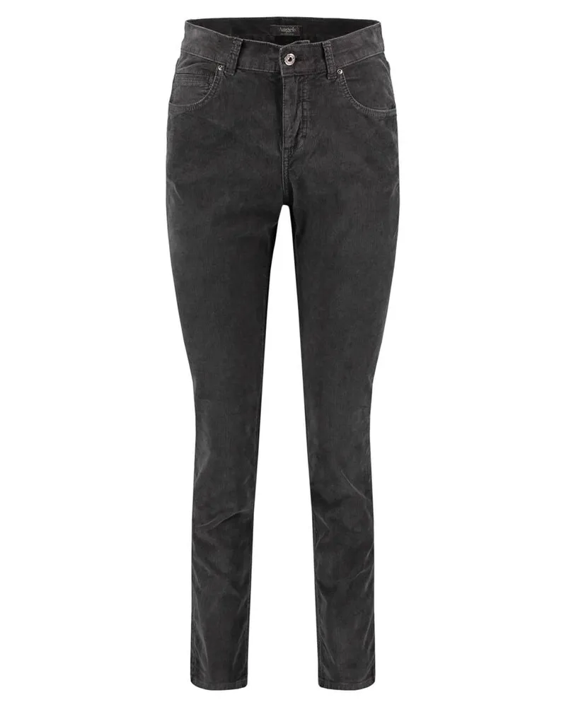 ANGELS  Damen Cordhose CICI Regular Fit Anthrazit