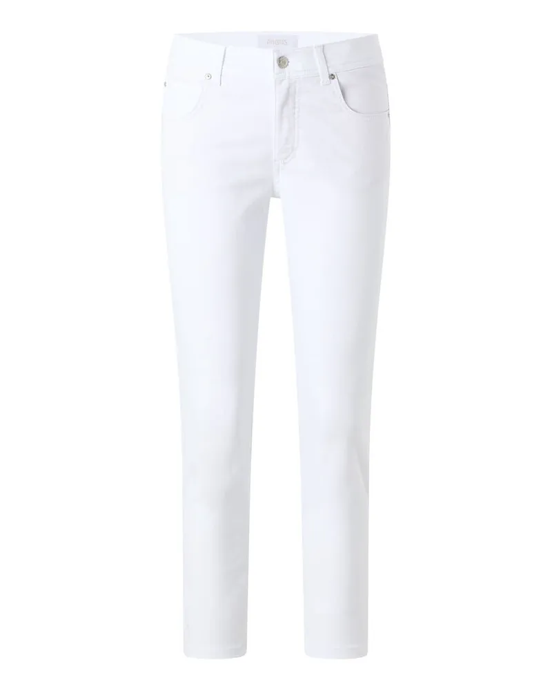 ANGELS  Damen Jeans ORNELLA Slim Fit 7/8 Weiss