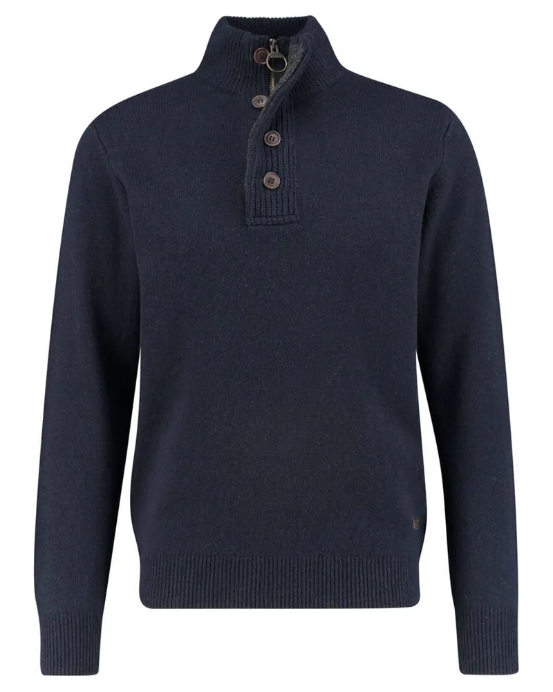 Barbour Herren Strickpullover "Patch Half Marine