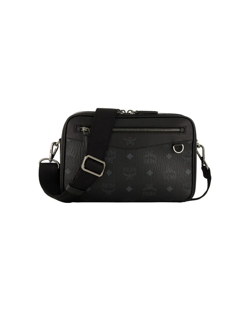 MCM Herren Umhängetasche Schwarz
