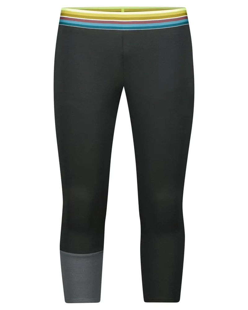 Ortovox Herren Funktionsunterhose FLEECE LIGHT SHORT PANTS M 3/4-Länge Schwarz