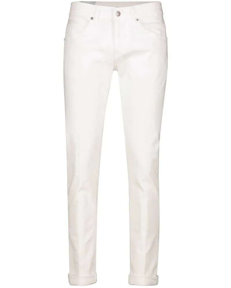 Dondup Herren Jeans GEORGE Skinny Fit Weiss